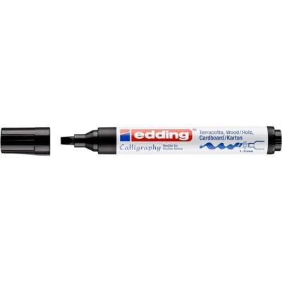 Marqueur calligraphie 1455 noir 1-5 mm - EDDING