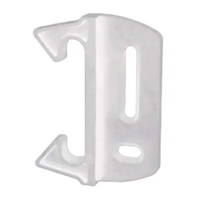 Gâche plate en feuillure pour serrure Modulox à pêne levant - blanc - TIRARD et BURGAUD - GB591050CU