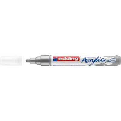 Marqueur Acrylique 5100 Argent Pointe Moyenne 2-3 mm - EDDING
