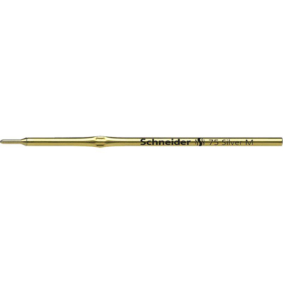 Recharge de stylo bille 75 pointe moyenne encre argent - Schneider