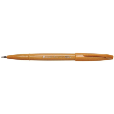 Stylo feutre Brush Sign Pen SES 15, ocre - Pentel Arts