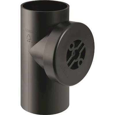 Pièce de nettoyage 90° PE avec trappe de visite ronde GEBERIT D.160 x 110 mm - 369.451.16.1 - Maxoutil