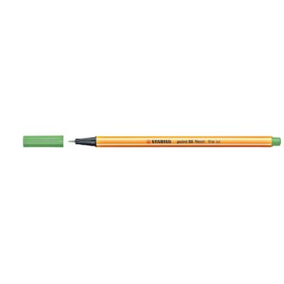 Stylo-Feutre POINT 88 Pointe Fine 0,4 mm Vert FLUO - STABILO