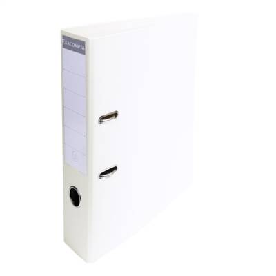 Classeur à levier PVC Premium dos de 70mm blanc - EXACOMPTA