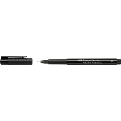 Feutre encre de chine PITT artist pen Pointe SuperFine 0,3 mm Noir - FABER-CASTELL