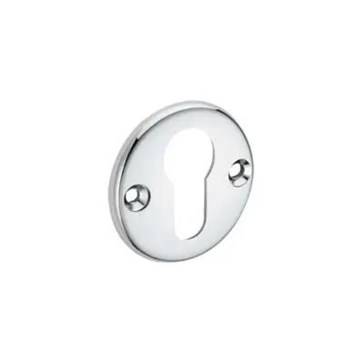 Entrée ronde Clé i 6364 BEZAULT chromé Ø 50mm - 0087373 - BEZAULT SAS