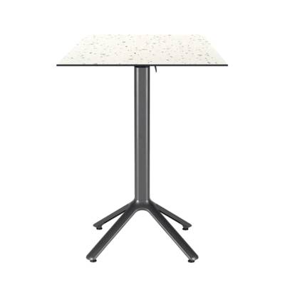 Mange-debout rabattable 60x60cm terrazzo cassata - terrasse - RestooTab