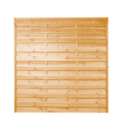 Ecran ALTERNE droit en pin Sylvestre - 180 x 180 cm - vert - Gedimat - DEBARGE