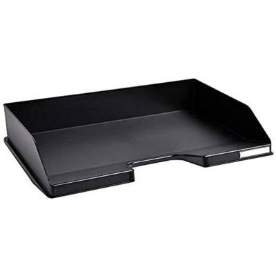 Corbeille à courrier Combo à l'italienne Ecoblack - Noir - EXACOMPTA