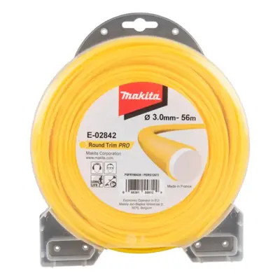 Fil rond Round Trim Pro MAKITA 3 mm x 56 m - E-02842