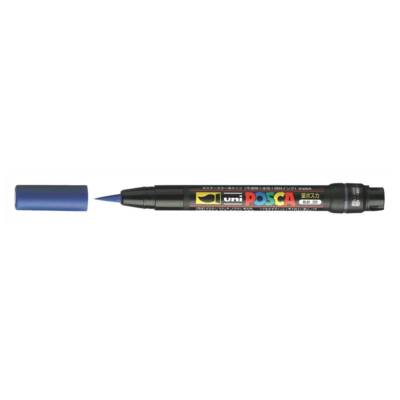 Marqueur pinceau brush pcf350 1-10mm bleu foncé - POSCA