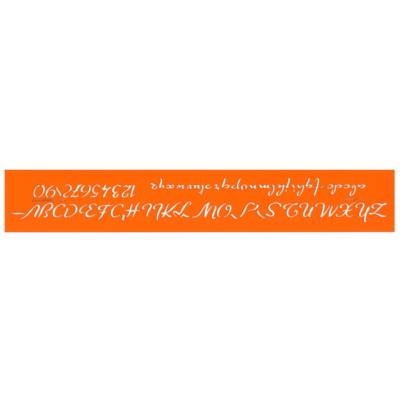 Trace Lettres Calligraph n°15 Matière Biosourcée Orange - MINERVA