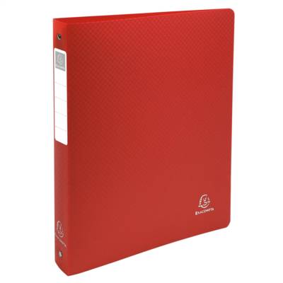 Classeur 4 Anneaux 30 mm Dos de 40mm rigide 10/10e A4 maxi Rouge - EXACOMPTA