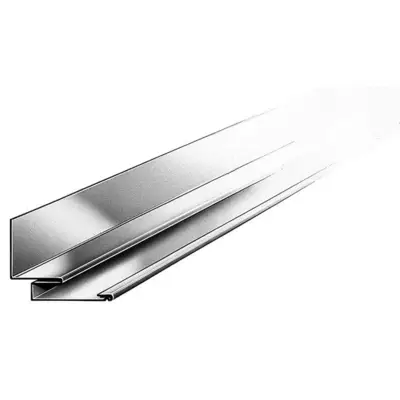 Raccordement sur mur latéral Anthra zinc - Pose droite - VM BUILDING SOLUTIONS