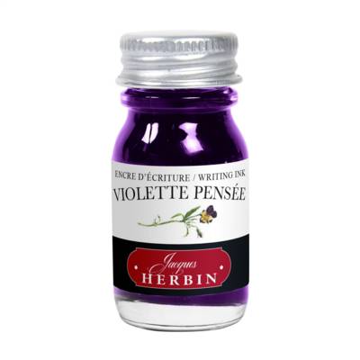 Encre traditionnelle à stylo en flacon 10ml - violette pensée - HERBIN