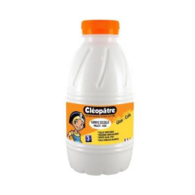 Colle Vinylique blanche "Vinyl'école" en 500g - CLÉOPÂTRE