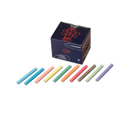 Craies (boîte de 100 bâtons ronds) Couleurs assorties – Ulmann