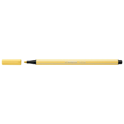 Stylo feutre Pen 68, jaune clair - STABILO