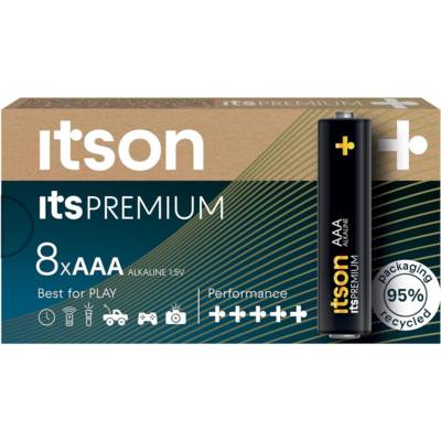 Pack de 8 Piles Alcalines LR03/AAA 1,5V itsPREMIUM - ITSON