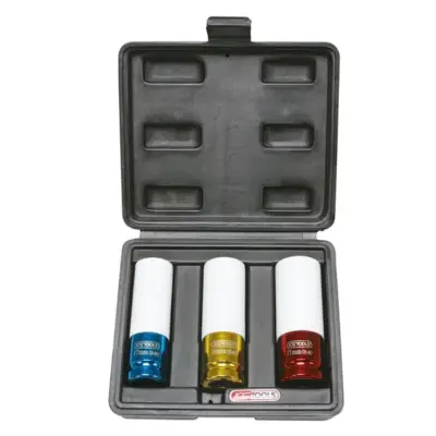 Jeu de 3 douilles à chocs pour jantes aluminium KS TOOLS 17, 19, 21 mm - 515.1005 - KSTOOLS