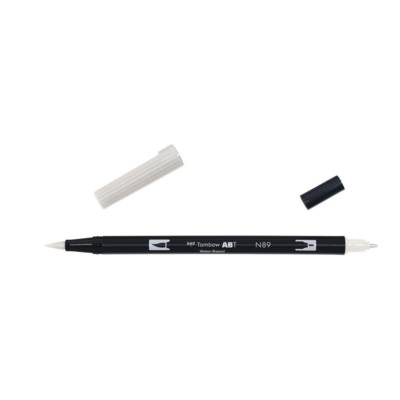 Feutre Dessin Double Pointe ABT Dual Brush Pen N89 gris chaud 1 - TOMBOW