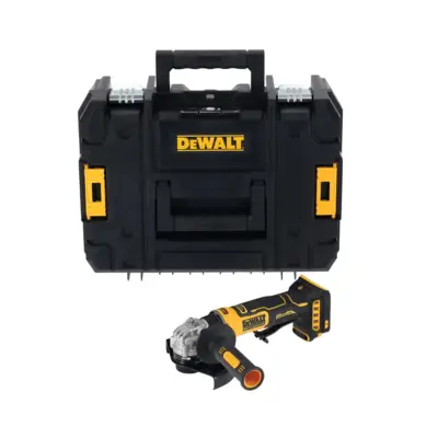 Meuleuse compacte 125 mm XR 18V Brushless - DEVALT - Sans batterie, ni charger coffret TSTAK - DCG404NT-XJ - Dewalt