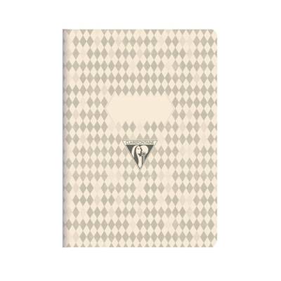Carnet piqûre textile 14,8x21cm 64pages 5x5 - CLAIREFONTAINE