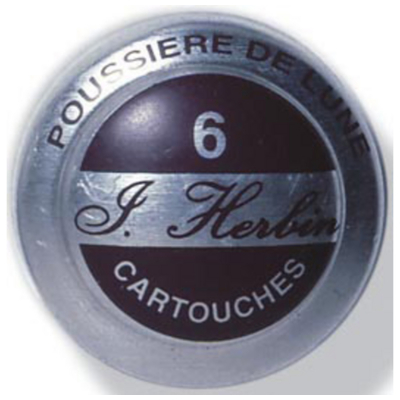 Boîte de 6 cartouches d'encre standard Poussière de lune - Herbin