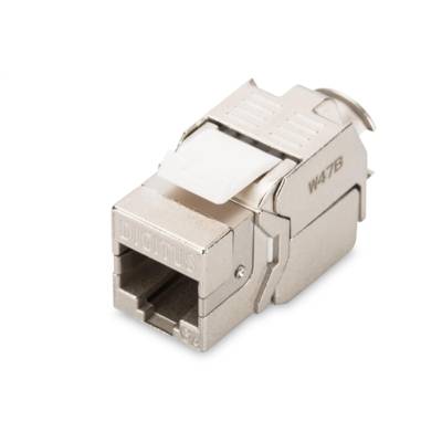 Keystone module Cat 6A blindé 500MHz Gris - DIGITUS