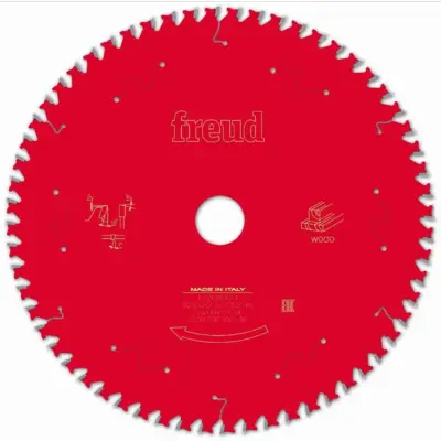 Lame pour scie circulaire portative FREUD - Ø260 2,6/1,8 AL30 Z60 BA 10° - F03FS09782 -FR26W001T