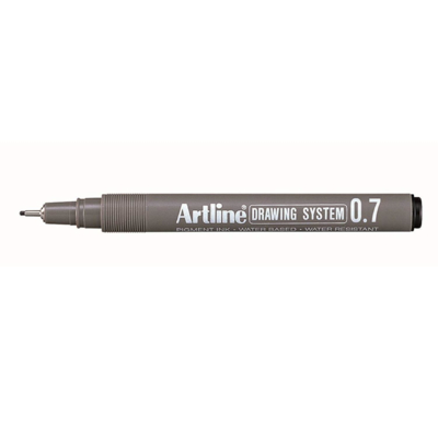 Feutre "Drawing System" pointe 0,7 mm noir - Artline