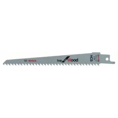 Lame de scie sabre HCS Bois S644D BOSCH 150 mm - Boite de 100 - 2608650551