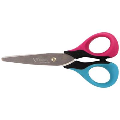 Ciseaux Anneaux Ergonomique Flexibles SENSOFT 13cm Coloris Aléatoire - MAPED