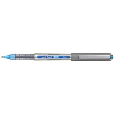 Stylo Roller Encre Liquide Recyclé UB157E Pointe Moyenne Bleu ciel - UNI-BALL