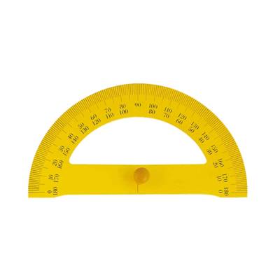 Rapporteur à tableau aimanté en bois avec poignée 180° - 35 cm Jaune - WONDAY