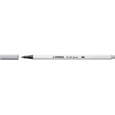 Feutre pointe pinceau Pen 68 brush gris clair - STABILO