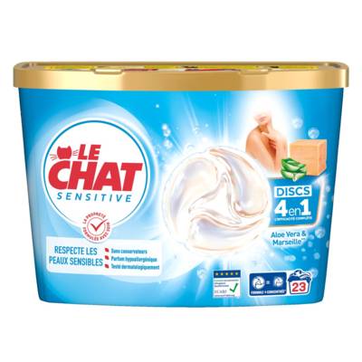 Discs Savon de Marseille Aloe Vera x23 - LE CHAT