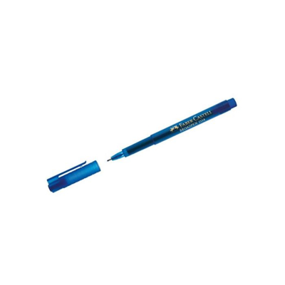 Stylo feutre Fineliner Broadpen pointe large bleu - Faber-Castell