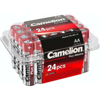 Pack de 24 piles Alcaline LR6/Mignon/AA 1,5V - CAMELION