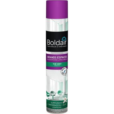 Aérosol Désodorisant Surpuissant Thé Vert 750ml - BOLDAIR