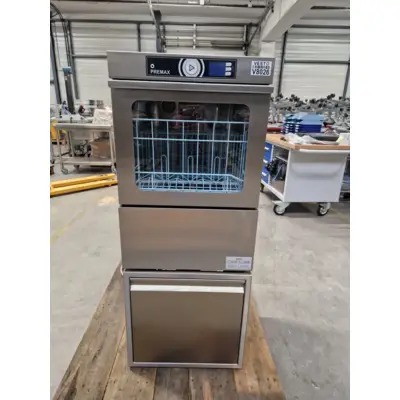 Lave-verre - 400x400mm (Panier laverie) - Doseur de lavage intégré, Doseur de rinçage intégré, Pompe de vidange, Surpresseur de rinçage - GCP-A-SEF - Hobart