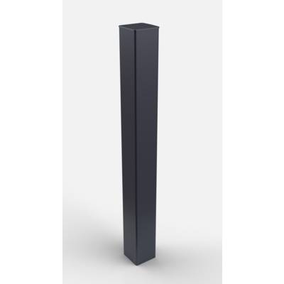 Poteau à sceller alu gris anthracite - Gedimat - COFRECO