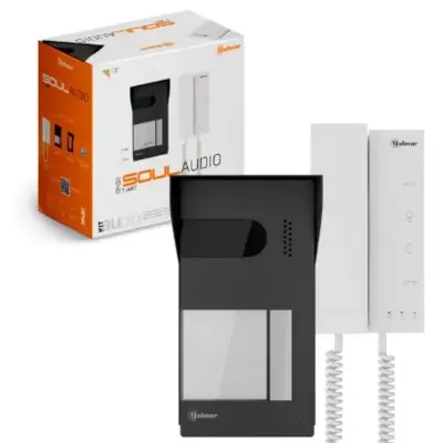 KIT interphone audio SURF 2 fils Avec combiné + Platine + Transformateur - GAS 1220SII - EVICOM