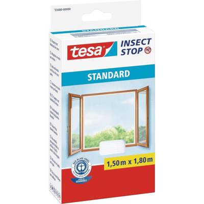 Moustiquaire Insect Stop Standard Fenêtre 1,50 m x 1,80 m Blanc - TESA