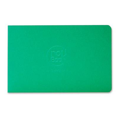 Carnet Crok'Book piqué 17x11 à l'italienne 90g blanc, couverture couleur aléatoire - CLAIREFONTAINE