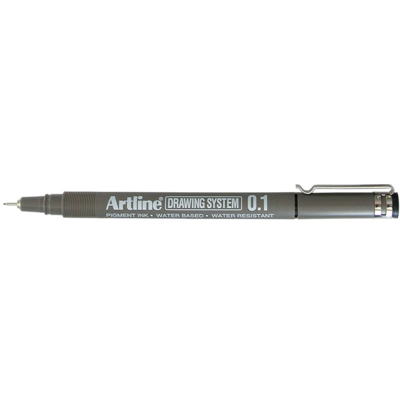 Feutre "Drawing System" pointe 0,1 mm noir - Artline