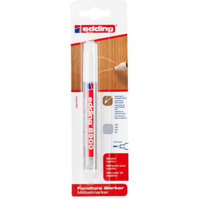 Marqueur pour Meuble 8900 Gris Pointe Ronde 1,5-2 mm - EDDING