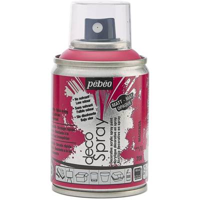 Aérosol 100 ml Peinture opaque permanente faible odeur MAGENTA - PÉBÉO