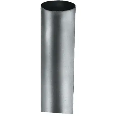 Tuyau tronconique soudé VM Building - ép.0.70mm - Ø120 - Lg 2m - zinc naturel -204032000 - VM BUILDING SOLUTIONS