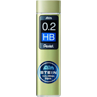 Etui de 20 Mines AIN STEIN C272 0,2 mm HB - Pentel